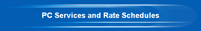 PC Services and Rate Schedules